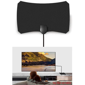 

50 Miles TV Antena 1080P Digital HDTV Indoor TV Antenna With Amplifier Signal Booster HD Mini Antennas Aerial