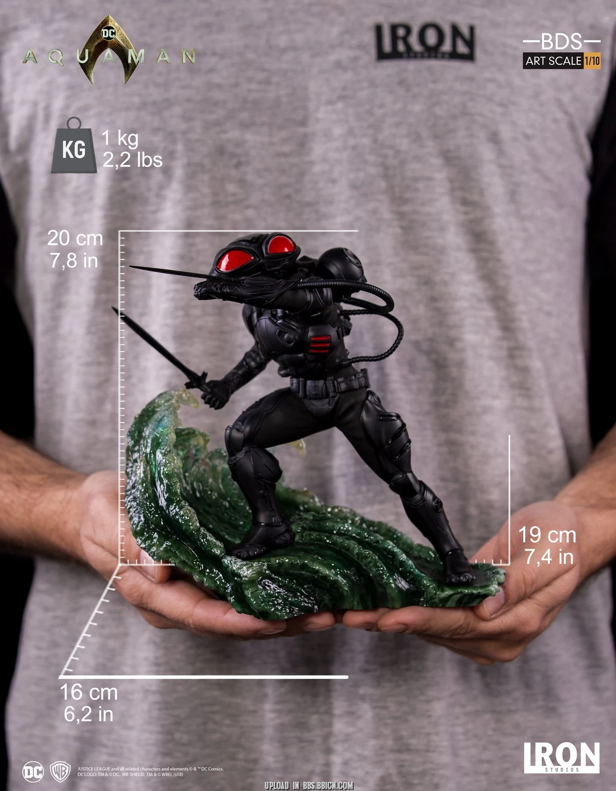 

IRON STUDIOS 1/10 The Avengers Black Manta Collection Garage Kit Statue for Fans Holiday Gift