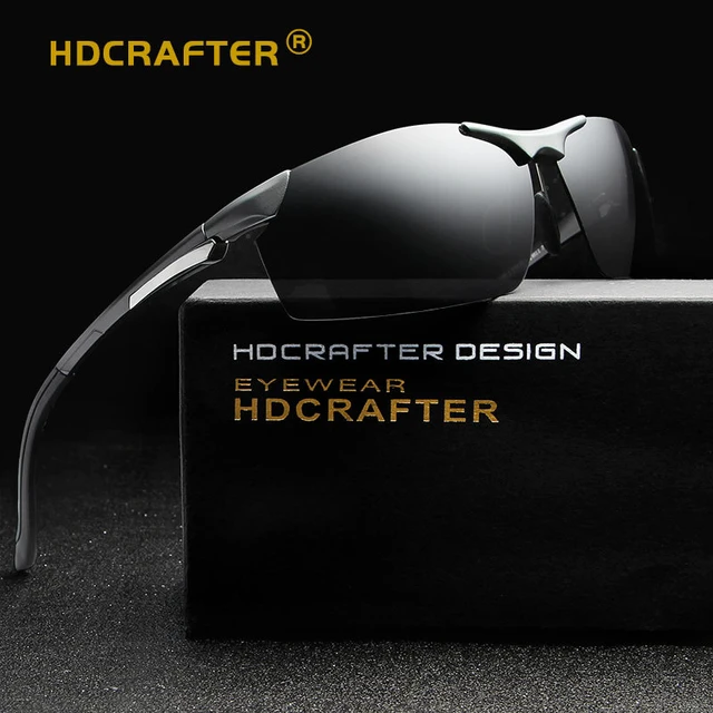 HDCRAFTER Aluminum Magnesium Men's Pilot Sunglasses Polarized