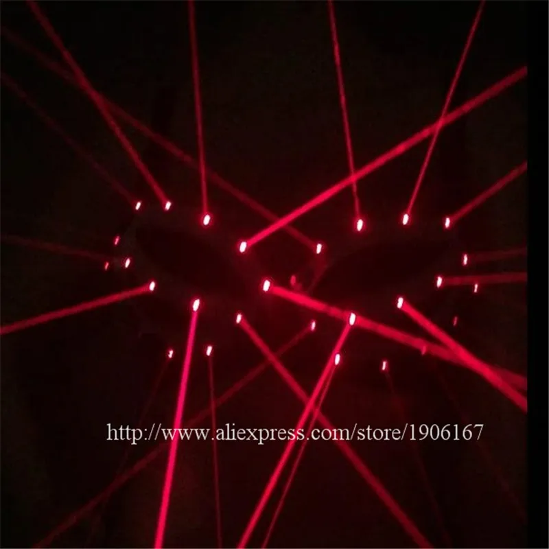 

2016 Fashion Red Laser Luminous Sexy Lady Bra Laser Show Stage Costumes For Singer Dancer Nightclub Performers