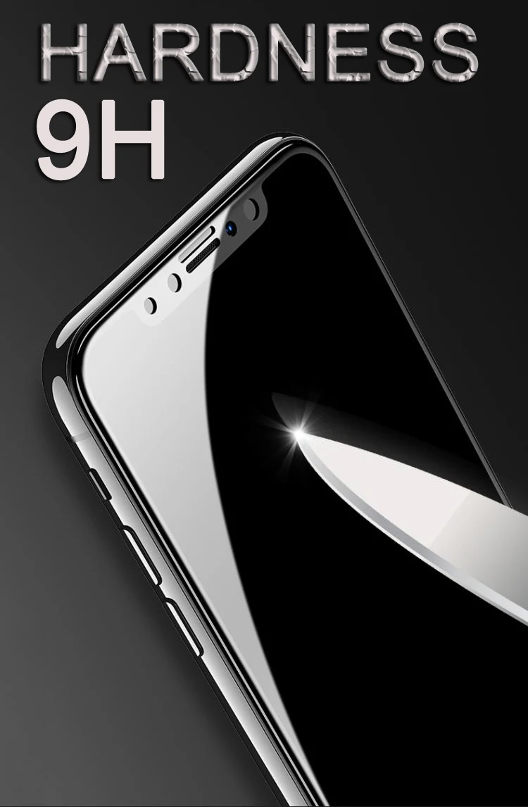 Protetor de Tela para Iphone Mais de Vidro Temperado para o Iphone Lote Completa Cobertura Película Protetora 6 s 6s 7 8 Plus x 25 Pçs - 7 Telefonia e Comunicação