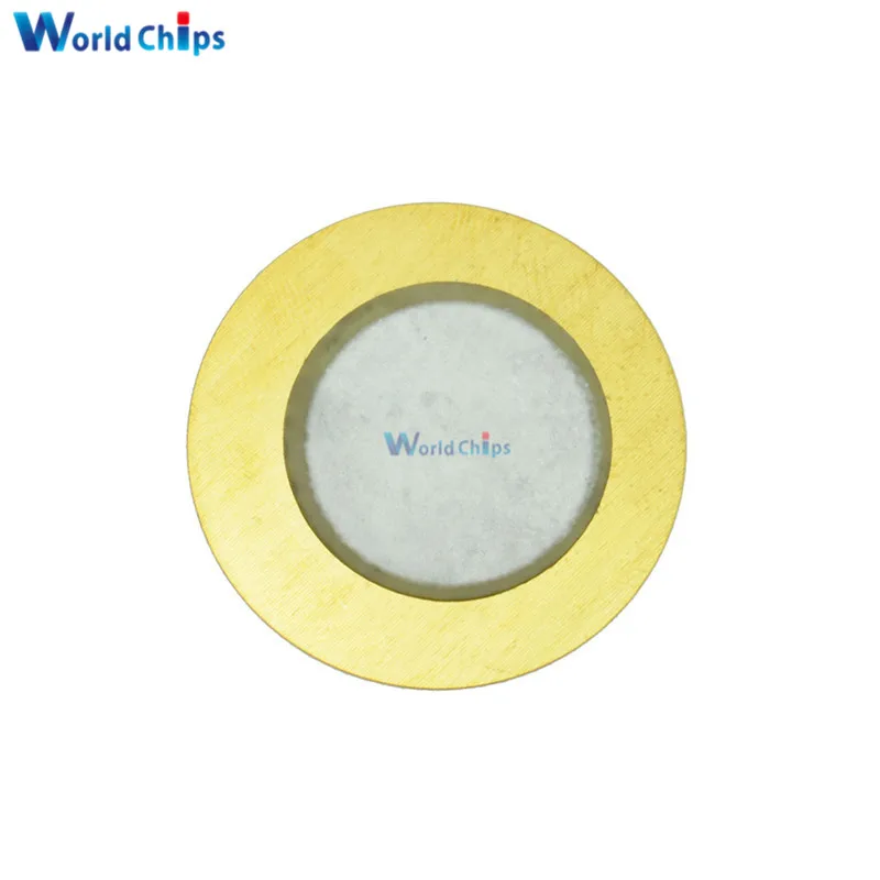 

10PCS 35mm Piezo Elements buzzer Sounder Sensor Trigger Drum Disc