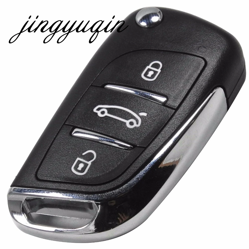 Чехол для ключей jingyuqin Flip KD модифицированный чехол VW TOYOTA PRIUS VIOS CAMRY RAV4 HIGHLANDER COROLLA CROWN