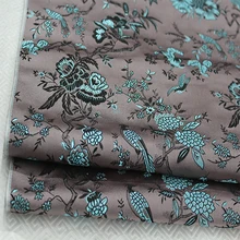 HLQON 75x100 см импортная металлическая жаккардовая фетровая атласная ткань, 3D жаккардовая пряжа, окрашенная ткань Женская юбка пальто платье сумка обивка