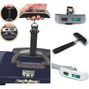 

200Pcs/Lot Digital Max 50KG Electronic Travel Suitcase Luggage Hook Strap