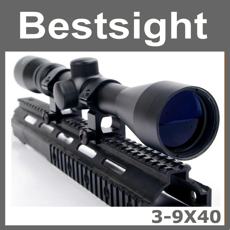 3-9x40 الصيد نطاق بندقية Riflescope Mil نقطة الهواء الهواء بندقية Riflescope بندقية Riflescope/الهواء قناص البصريات الصيد نطاق مع 20 مللي متر السكك الحديدية جبل