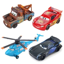 Disney Pixar Cars 3 Lightning McQueen Jackson Storm Mater Diecast Metal Birthday Christmas New Toys Gift