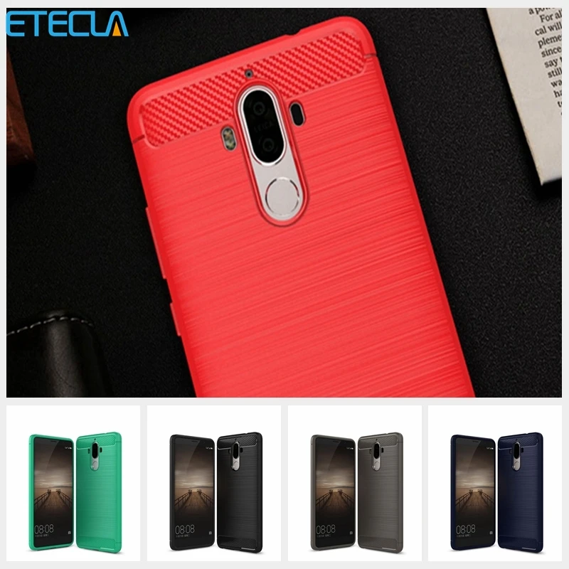 

For Huawei Mate 9 Case On Huawei Mate 9 Cover Huawei Ascend Mate9 Premium Original Silicone Mix Hybrid Protective Soft Shell