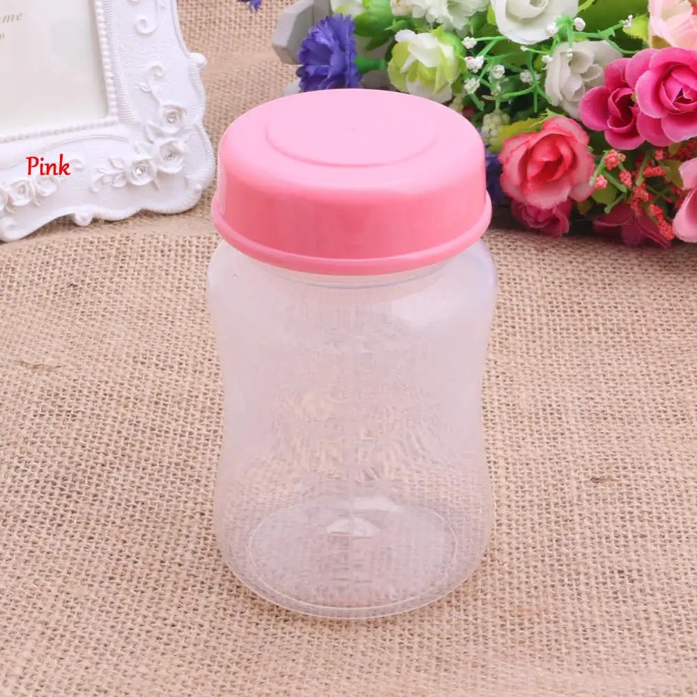 Бутылочки для хранения грудного молока, широкая бутылочка для хранения BPA 180 мл APR12_30 - Цвет: Pink