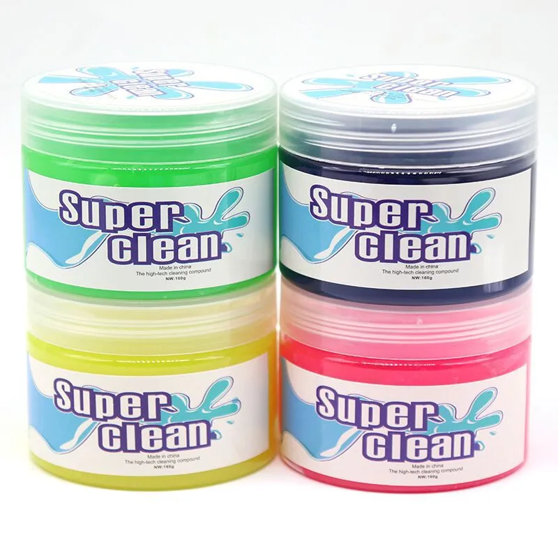

Slime Mud Colord Clay Plasticine Soft Rubber Dust glue Super Clean Slimy Gel For Phone Laptop Pc Computer Keyboard Mud Playdough