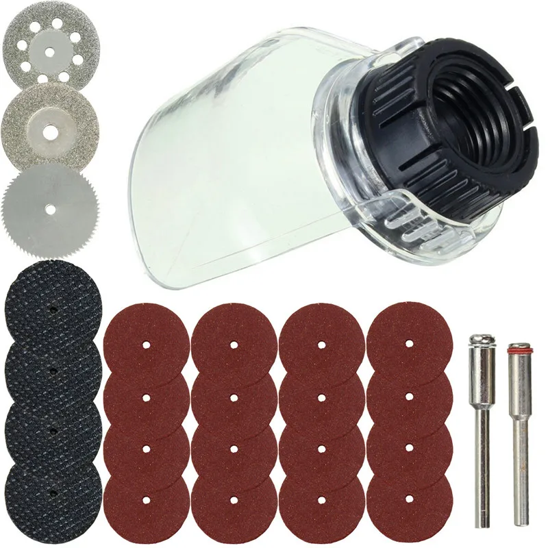 DANIU 26pcs Rotary Tool Attachment Accessories Sets For Dremel Rotary
