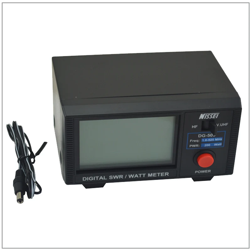 DG 503 Nissei Digital SWR/WATT Meter 1 6 60MHz/125 525MHz для двусторонней радиосвязи раций мобильного