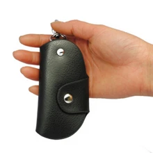 Высококачественный кожаный автомобильный мужской держатель для ключей и женщин, универсальный конфетный цвет, европейский и американский стиль, простая модная атмосфера