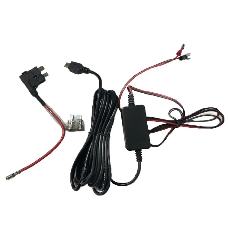 

Car Driving Recorder Step-Down Line Hard Wire Kit Car Dash Cam Camera