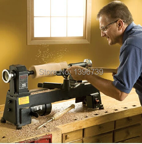 Factory outlets 550W speed woodworking lathe Small woodworking lathe Beads Processing Mouthpiece processing Cutters Carving