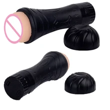 Male Masturbator with Female Pronunciation Soft Silicone Artificial Vagina Sex Toy For Men Realistic pussy Adult Sex Products