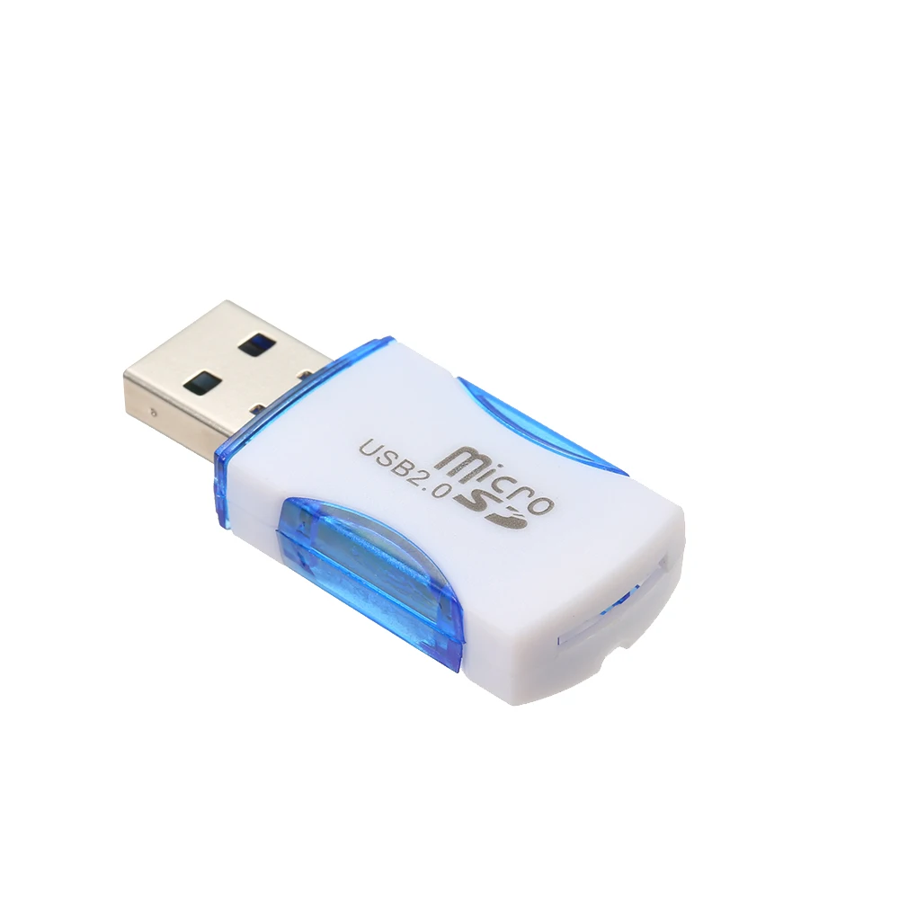 TF(Micro SD) кардридер с USB крышкой USB 2,0 Мини Портативный считыватель карт компьютерные офисные принадлежности