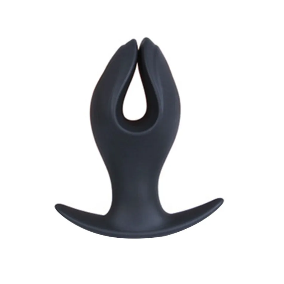 Soft Silicone V Port Anal Plug BDSM Erotic Toys,Opening Butt Anal Speculum Prostate Vibrator Sex Toys for Men Woman Gay ST488 8