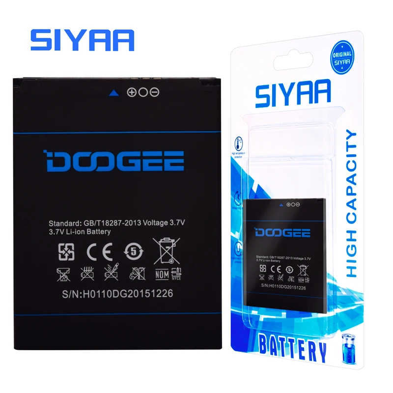 Оригинальный SIYAA B-DG2014 Батарея BDG2014 Для Doogee Turbo DG2014 высокое Ёмкость 1750 мАч 3 7 в