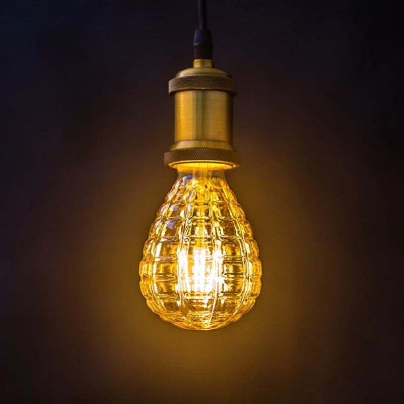 

Vintage decorative light bulb e27 star incandescent bulb retro edison flame bulb 220v christmas light indoor for home decor