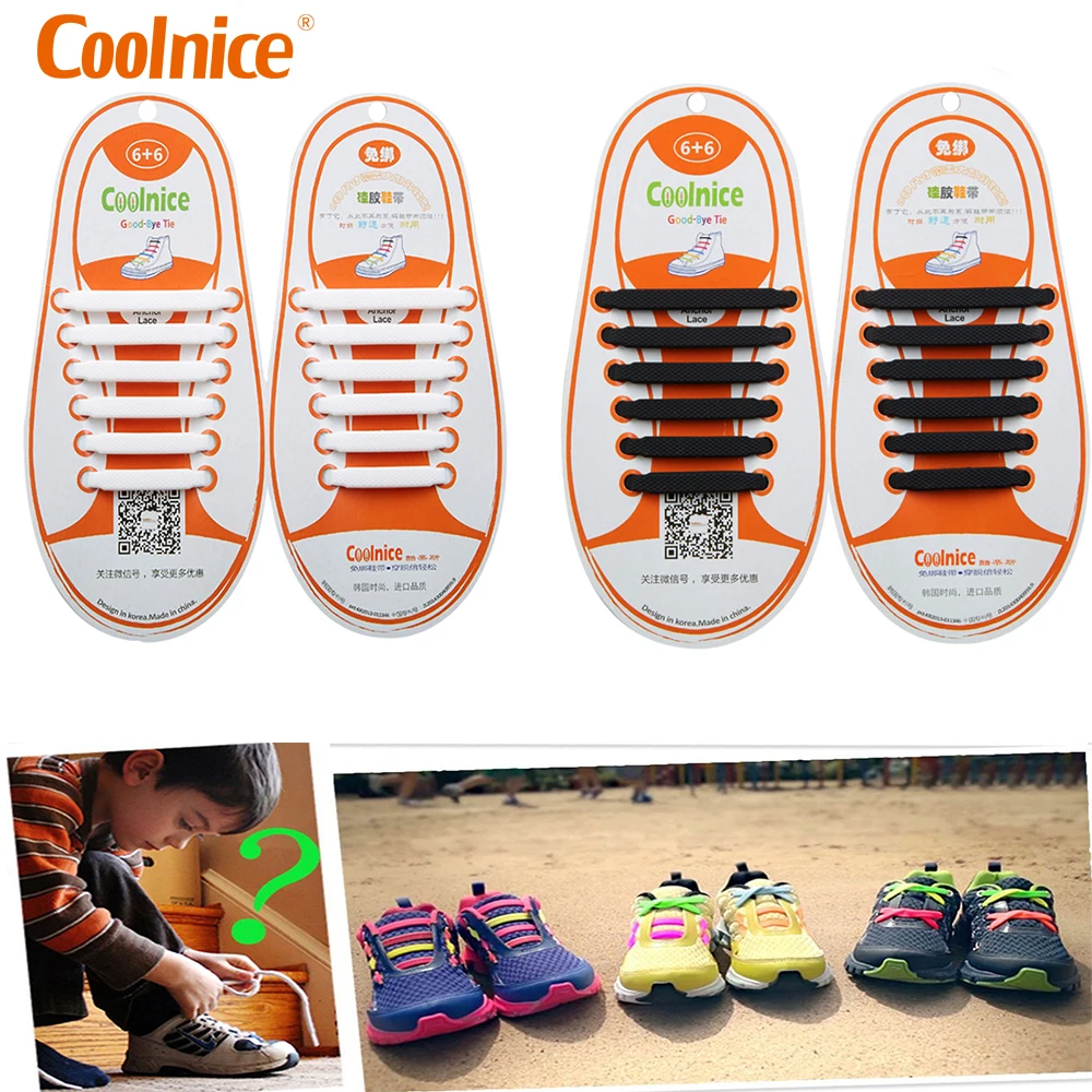 great prices first rate fashion style Coolnice 12pcs/set No tie Shoelaces Elastic Silicone Shoelace Lazy ... great prices first rate fashion style Coolnice 12pcs/set No tie Shoelaces Elastic Silicone Shoelace Lazy ...