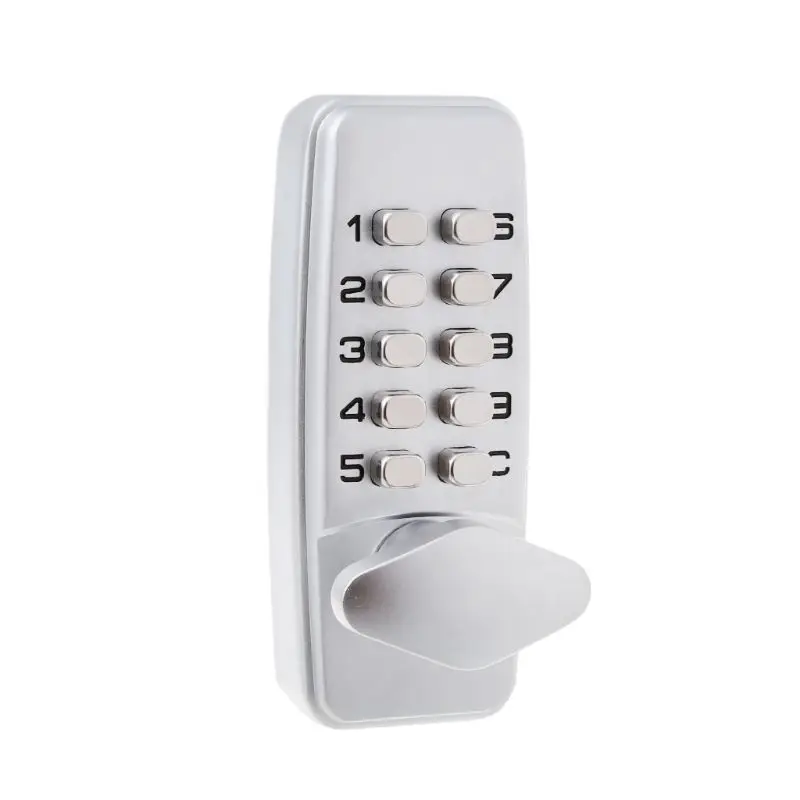 

Zinc Alloy Miniature Digital Push Button Mechanical Lock With Combination Code