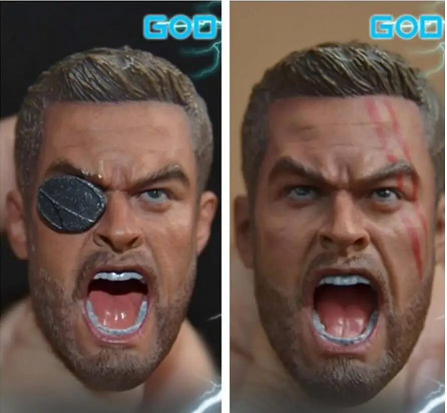 ELITE TOYS 1//6 Thor Head Sculpt Head Carving Avenger Figure for 12/" Male Body