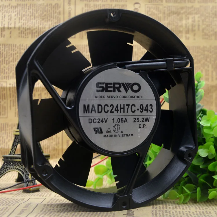 Для серводвигателя Φ 24V 1.05A 25 2 W 17cm Weirken частота MADC24H7C 943 охлаждающий вентилятор|cooling