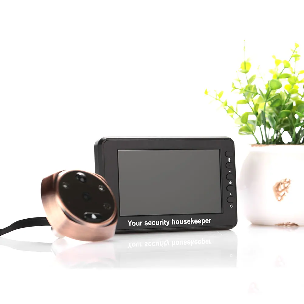 

4.3inch HD Smart Door Viewer Peephole Doorbell Video Record Home Security