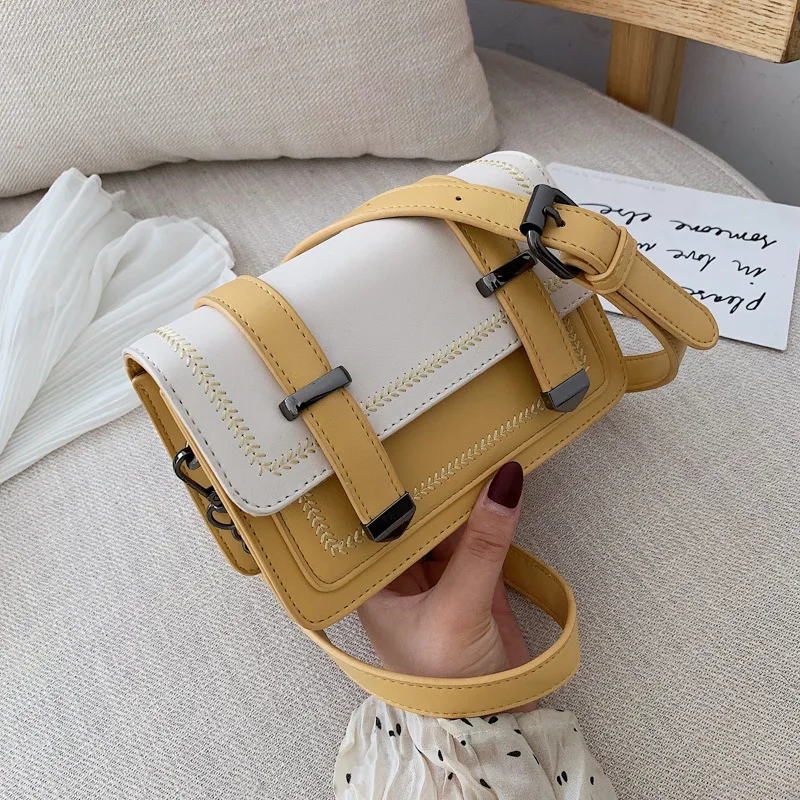

Female Crossbody Bags For Women 2019 Quality PU Leather Luxury Handbags Designer Sac A Main Ladies Belt Shoulder Messenger Bag