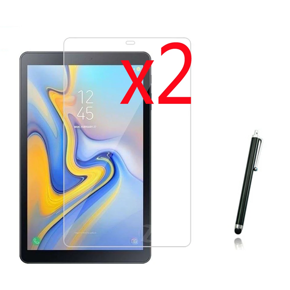 2x ЖК-дисплей Фильмы + 2x ткань + 1x Stylus, матовый Экран протектор пленка матовая щитки для samsung Galaxy Tab 10,5 2018 T590 T595 T597