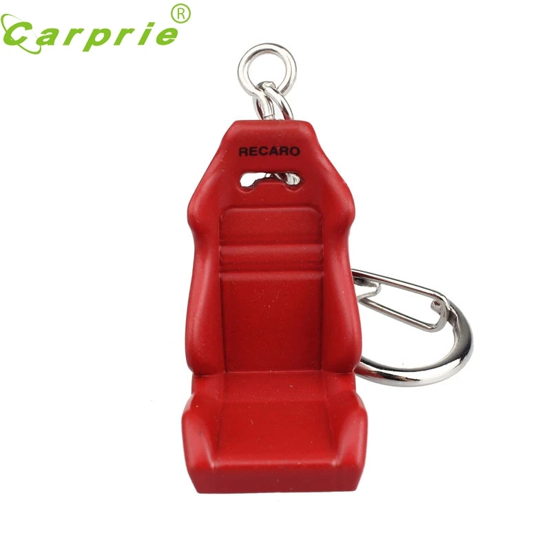 Горячая популярный креативный авто металлический мини-сиденье брелок NOV17 - Название цвета: Красный