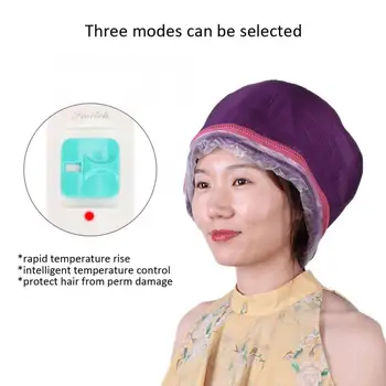 

Home Electric Heating Steam Hair Cap Hot Oil Hat DIY Hair Styling Tools Hair Health Care Hair Salon Massage Relaxation EU Plug v
