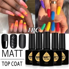 10 мл матовое верхнее покрытие УФ-гель для дизайна ногтей лаки для маникюра легкая чистка гель лак здоровый и нетоксичный акриловый клей