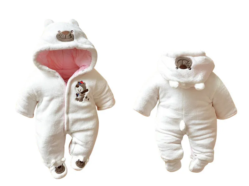 New Arrival !Autumn and Winter Baby Boy&Girl Clothes Newborn Cartoon Animal Outwear Clothing Baby Warm Jumpsuit Free Drop Ship15