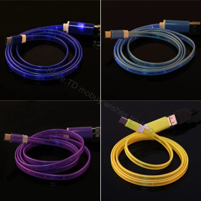 LED-Light-USB-3-1-Type-C-Charging-Charger-Data-Sync-Cable-Cord-For-Xiaomi-Mi4c