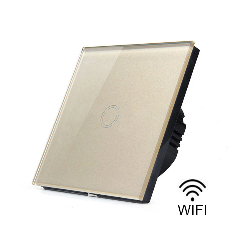 ЕС/Великобритания 1 банда wifi умный сенсорный переключатель приложение