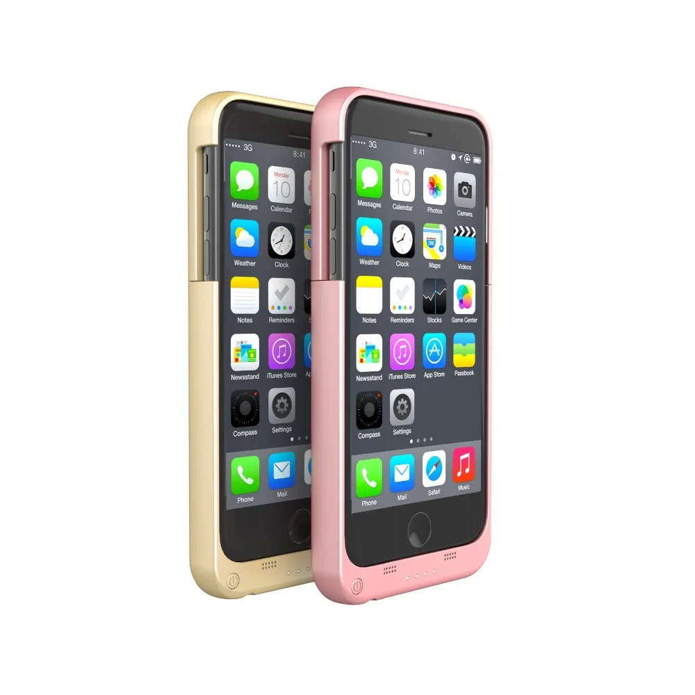 

Newest charger case for iPhone 6 6s 7 plus with built-in magnet Ultra Thin Back shell wireless charge case External Battery powe