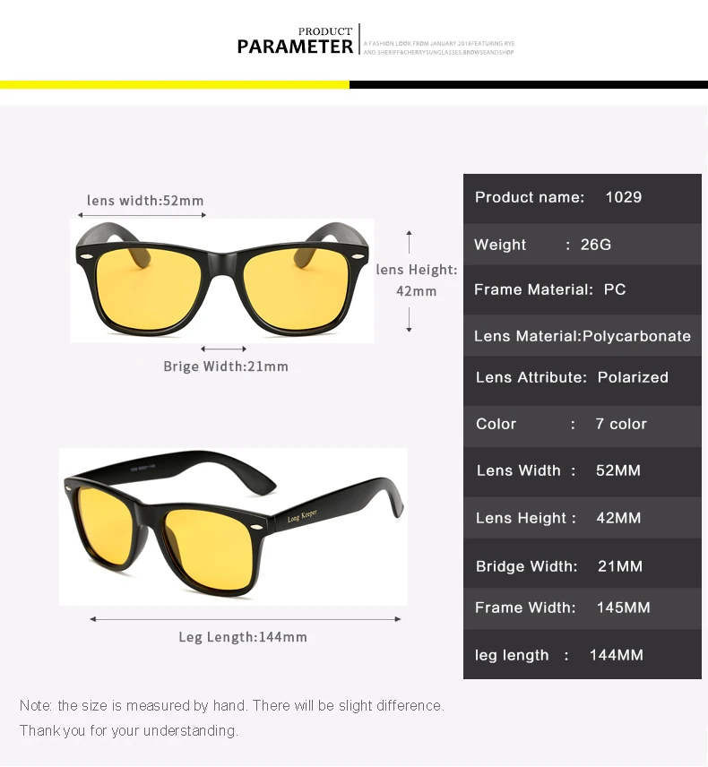 Longkeader, очки ночного видения, солнцезащитные очки для женщин и мужчин, фирменный дизайн, солнцезащитные очки для вождения, прозрачная оправа, желтые линзы, логотип 1029