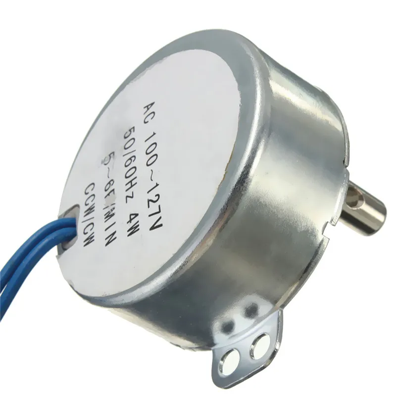 Синхронный двигатель синхронный 50/60 Гц переменного тока 100 ~ 127V 4 Вт 5/6 об/мин