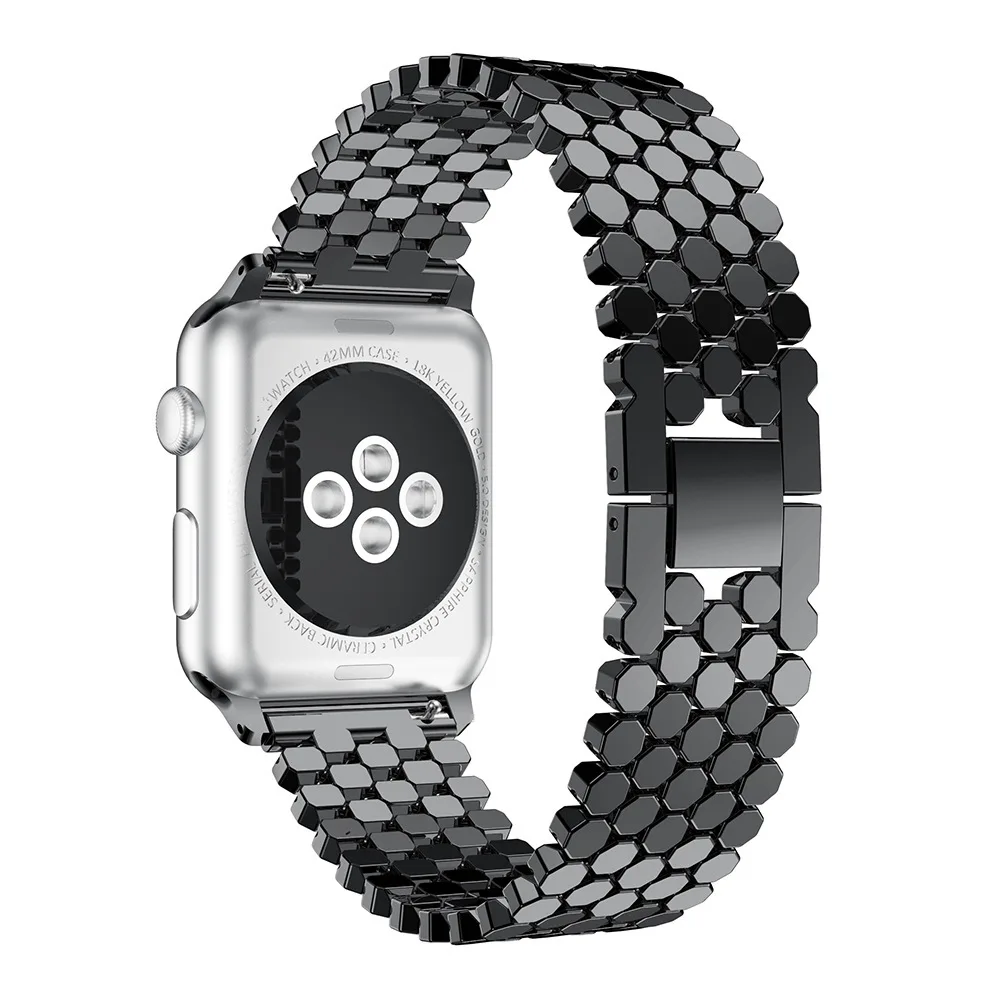 Essidi для Apple Watch Series 5 4 3 2 1 металлические Смарт часы с заменой ремешка ремешок части