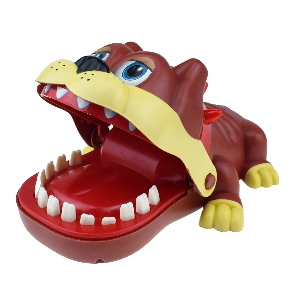 

New Kids DogTeeth Mouth Dentist Bite Dog Tooth Model Toy with Sound Halloween Exciting Finger Game Family Toys For Children