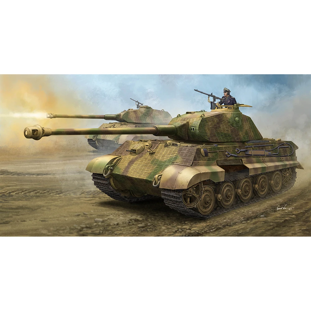 1/35 Hobby Boss 84530 немецкий Sd.Kfz.182 Король тигр с zпогружной моделью хобби|Наборы для