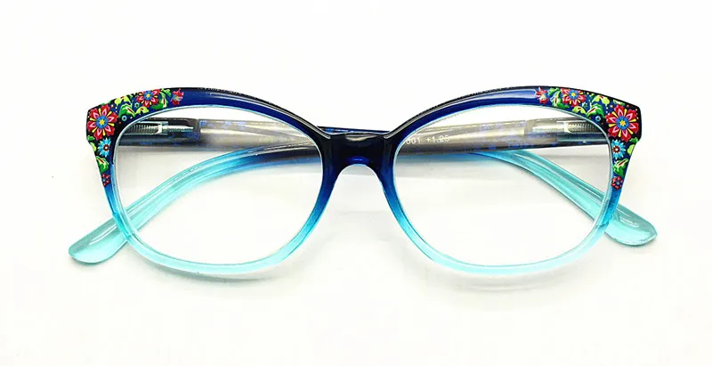 Полная оправа, женские очки, оправа для очков, женские оптические очки для чтения, компьютерные очки для глаз, оправа Blu ray, очки для женщин, oculos - Цвет оправы: blue