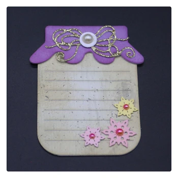 

YINISE Scrapbook Metal Cutting Dies For Scrapbooking Stencils VASE BOTTLE DIY Album Cards Decoration Embossing Folder Die Cut