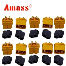 10 x Amass XT60 XT60H разъем с оболочкой корпус 5 Мужской 5 женский(5 пар) скидка 20