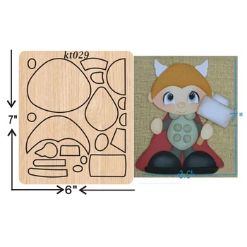 

Handmade puzzle boy cutting dies 2019 new die cut &wooden dies Suitable for common die cutting machines on the market