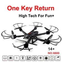 F15067-D Black MJX X600 2.4G 3D Roll FPV Wifi Helicopter RC Drone Quadcopter UFO No Camera with Extra Props