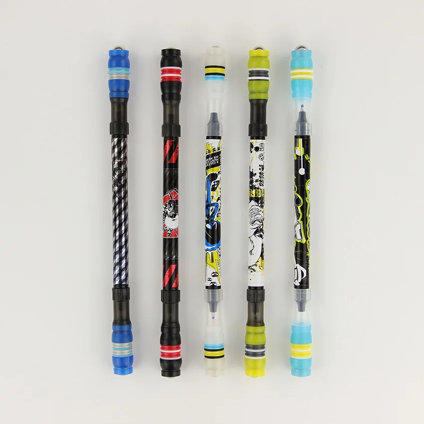 Beleuchtungsteil XuBa  Kinderbunter spezieller belichteter Anti-Fall Spinning Pen Rolling Pen A1 blau 