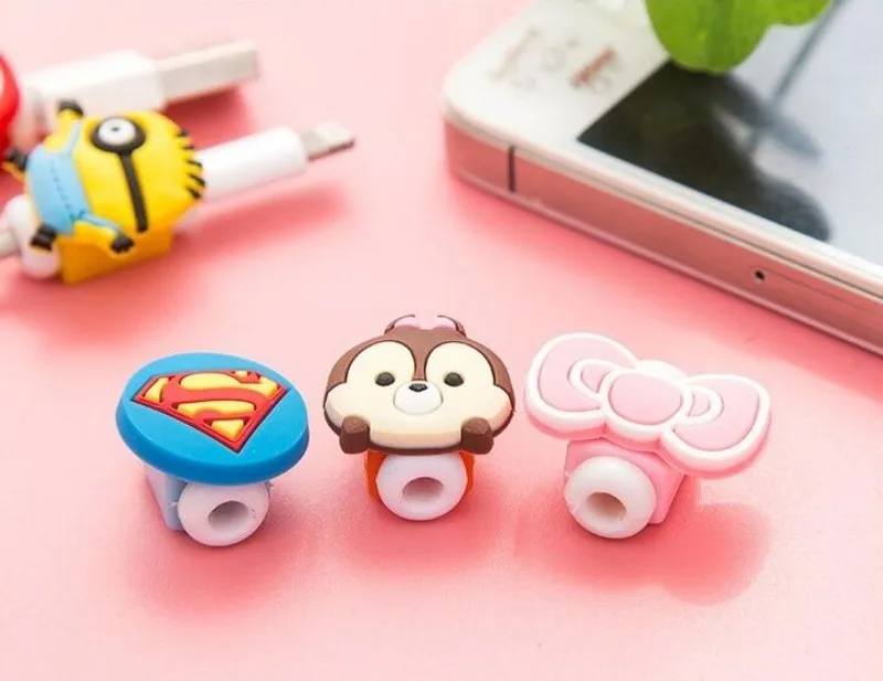 Промоакция 20 шт./лот Милая мультяшная фигурка USB кабель для передачи данных